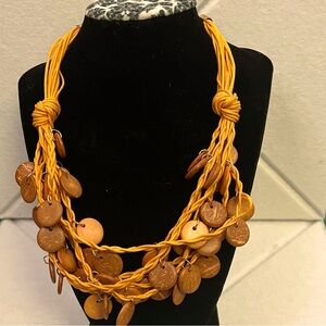 Statement Natural and Original Jewelry GUC! Mustard/Merigold/Yellowiw